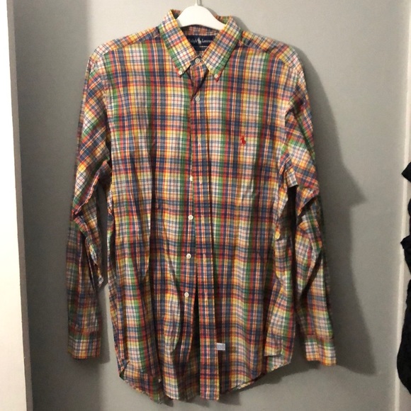 Colorful polo button down - Picture 1 of 2